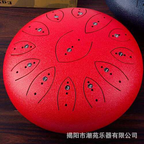新款空明鼓12寸13音空灵鼓色空鼓忘忧鼓外贸钢舌鼓打击乐器空灵鼓