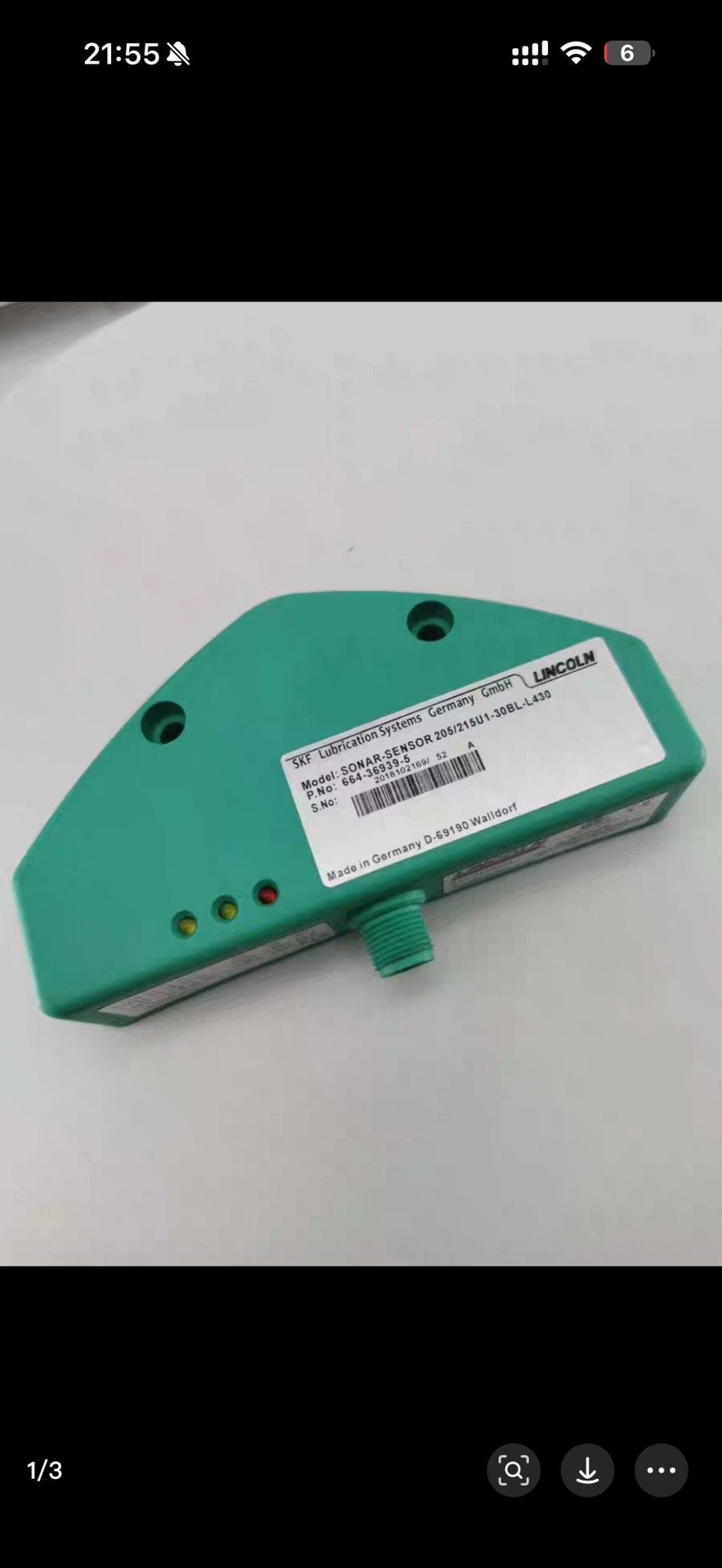 盾构机配件、林肯多点泵超声波液位传感器664-36939-5