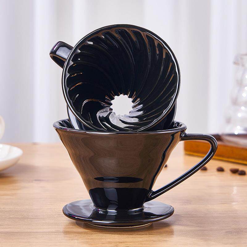 友来福陶瓷手冲咖啡过滤器V60过滤杯漏斗杯家用滴漏式咖啡器具