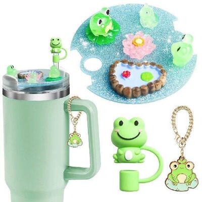 Acrylic Lid Charms Hanging Ornament with Funny Tumbler