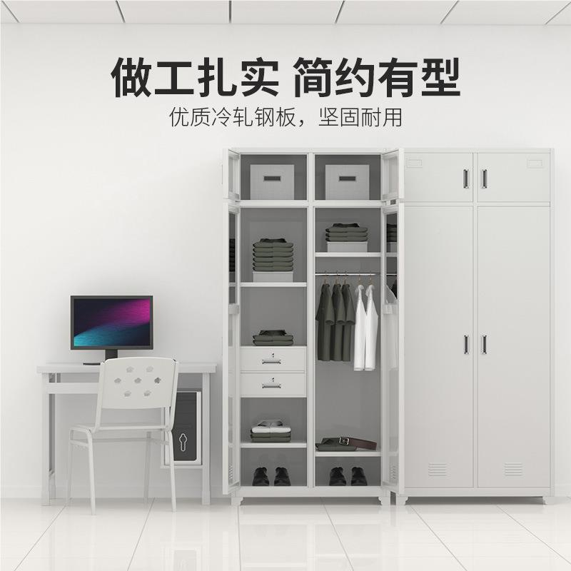 花14款制HC-ZCYJ0式营具单人城床钢制营上下铺内储物更衣柜房学习