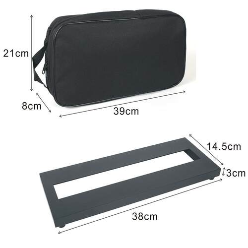 效果器板子 单块效果器架 超轻小号迷你mini电吉他铝合金效果器板