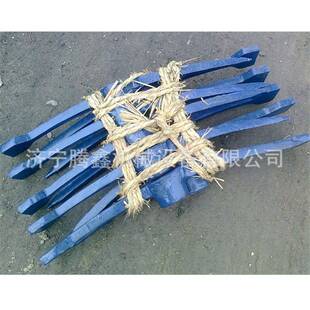 铁路道镐加长840mm 640mm一体锻造成型大头镐 一尖头一方头道镐