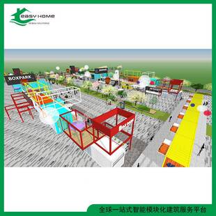 全新集装箱房屋出售别墅接待厂家直卖活动房移动轻钢建筑