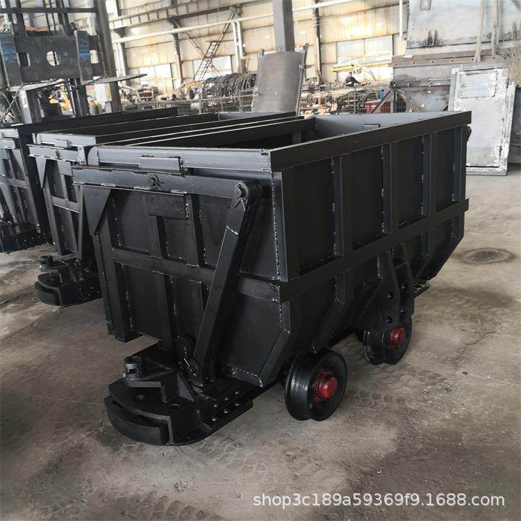 矿用运输矿斗车 自动平稳曲轨侧卸式矿车 U型井下运输车