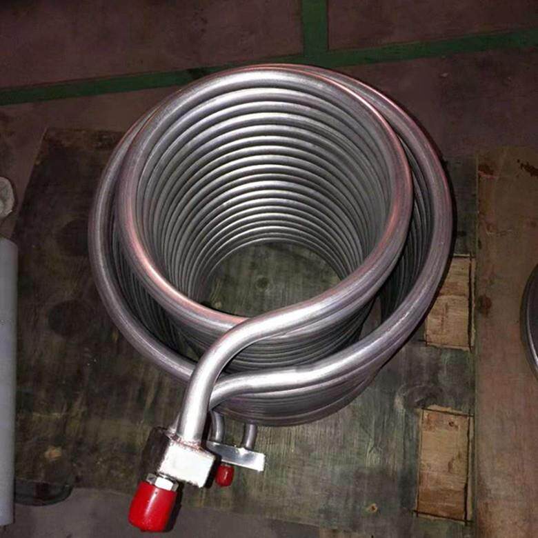 厂家供应自酿啤酒冷却盘管 304不锈钢管热交换盘管 不锈钢弯管