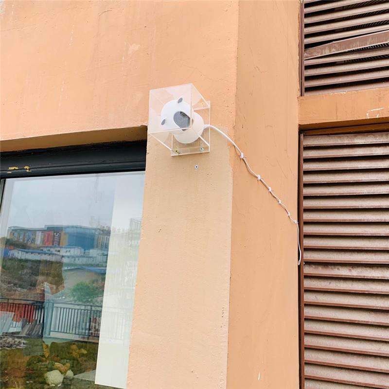 定做亚克力高清摄像头透明防护盒防雨罩门禁考勤机有机玻璃防水盒