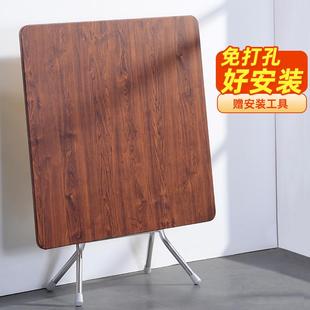 9U折叠桌小户型家用小方桌正方形餐桌轻便客厅简易吃饭饭桌四方桌