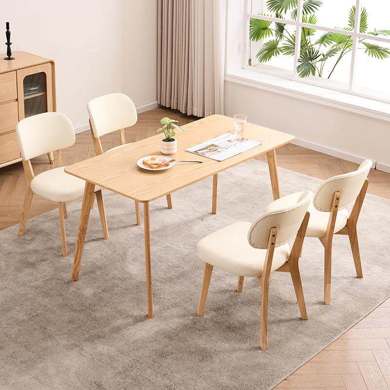 扩折号实木餐椅家用现代简约客厅餐桌凳子靠背椅会议椅化妆凳培训