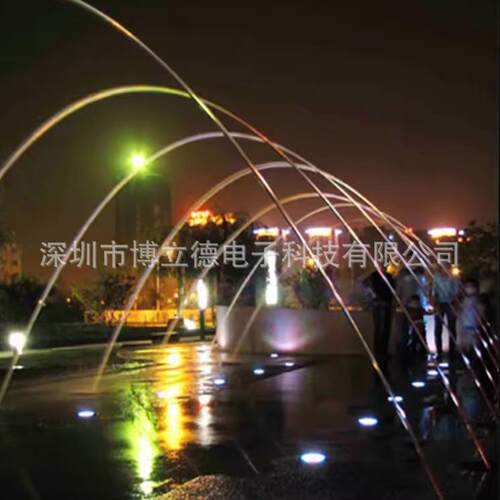 901音乐喷泉场设备水景波光跳景泉不锈钢喊喷泉瀑布观呐花园广喷