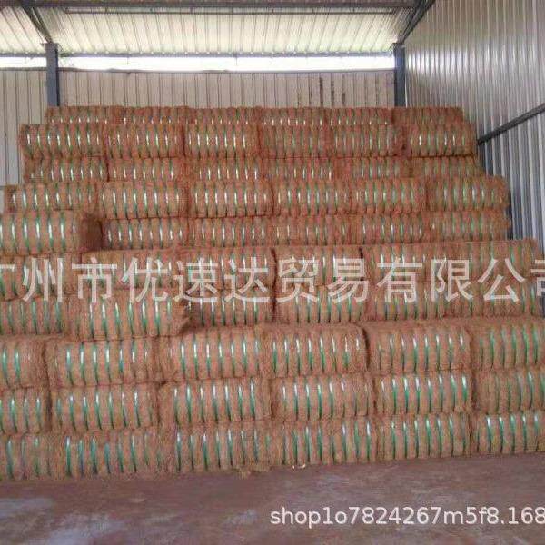 源头工厂越南椰棕丝纤维床垫坐垫椰棕花篮植物铺面可降解椰丝