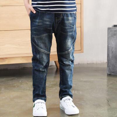 IENENS Jeans For Boys Clothes Kids Cowboy Sports Pants Child