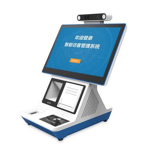 国产访客机鸿蒙系统3568D人脸识别核验人证机信创国产化一体机
