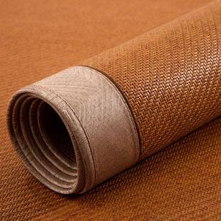 安吉凉席夏季加厚古藤席1.8米床1.5m1.2空调席子三件套空调专用