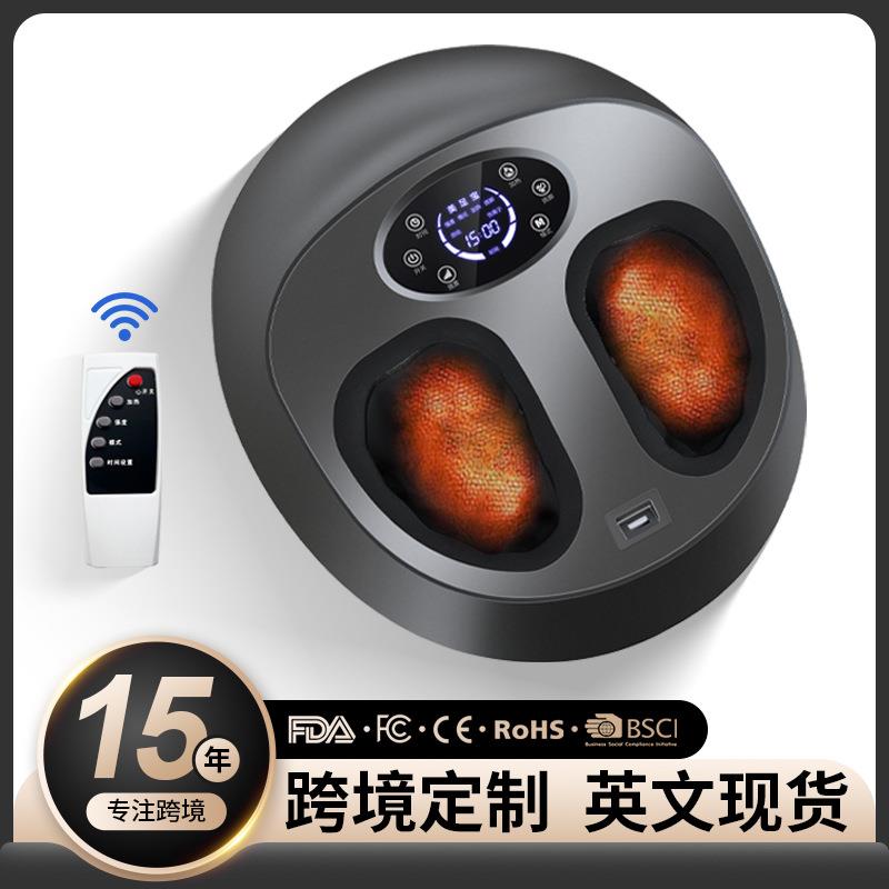 全自动足疗机跨境足底按摩气囊揉捏脚底腿脚部穴位脚趾足部按摩器