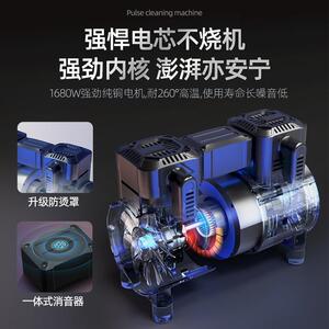 新款帝威拉杆式智能脉冲地暖清洗机暖气片自来水管清洗疏通清洁机
