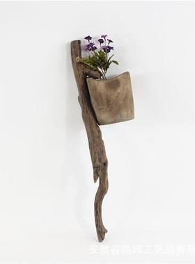 厂家销售树干花栽多肉绿CF18700容植器摆件挂民件宿客厅餐厅创盆