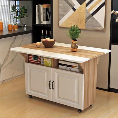 折叠子家用小户型餐桌可移动桌长6方形4简易折叠PXX10050吃饭人人