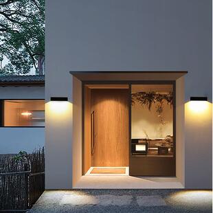 太阳院能门侧户外壁灯庭灯阳台大门口两前SG228B W灯室外防水简约