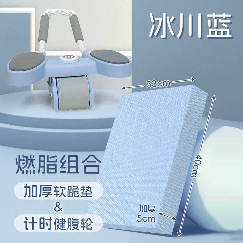 组合防滑健身跪垫训练套装瑜伽平衡垫套装核心轮腹健