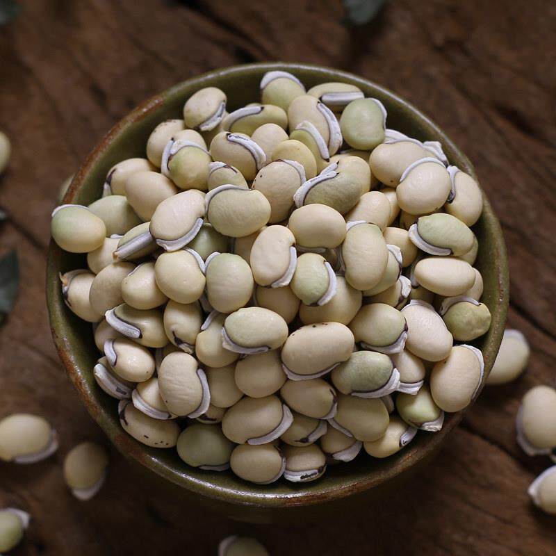 白扁豆500g云南老品种黑边白扁豆子农家自产粗粮新货煮粥配料豆子