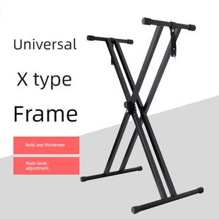 罗兰roland琴架电子钢琴X架调节键盘乐器通用61键76 88键便携折叠