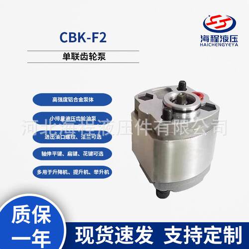 CBK-F2小型齿轮油泵出油方式后进前出/后进后出/侧进侧出可选