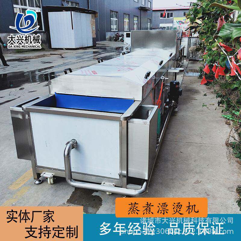 大型玉米漂烫机 鸡脯丸子牛肉丸蒸煮线 果冻螺蛳粉低温灭菌设备