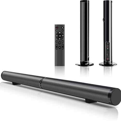 跨境源头工厂电商双节可拆卸音箱家用电视回音壁音响声霸soundbar