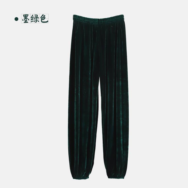正品宏极太极裤春女金丝绒男灯笼裤加厚加绒服练功武术秋冬裤正品
