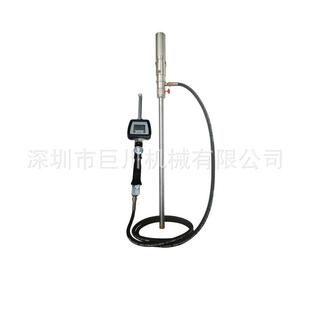 37155-S1气动润滑油加注机 大桶液压油计量抽油机 巨川机油数显枪