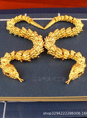 2025蛇年新款合金生肖跨境可金属活动蛇家居办公室摆件金属工艺品