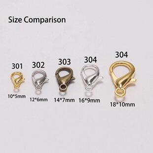 Lobster Hook 100pcs Metal Bracelets Necklaces for lot Clasps