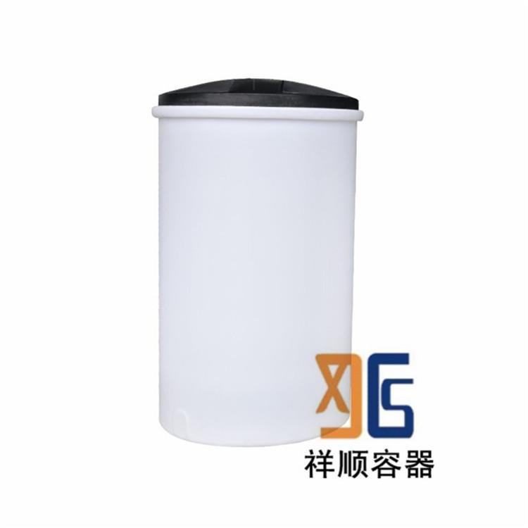 MT-500L塑料盐桶500升蓝色盐箱桶半吨圆形盐罐滚塑工艺pe盐箱