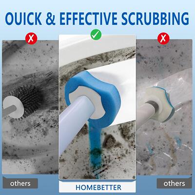 Disposable Toilet Bowl Brush Cleaning Bathroom
