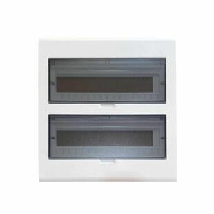 pz30配电箱盖板19路32/38回路布线强电磨砂面板开关C45防尘模数化