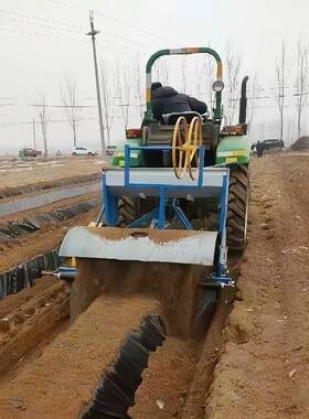 多功能红薯种植起垄覆膜机马铃薯栽培旋耕起垄机地瓜育苗铺膜机