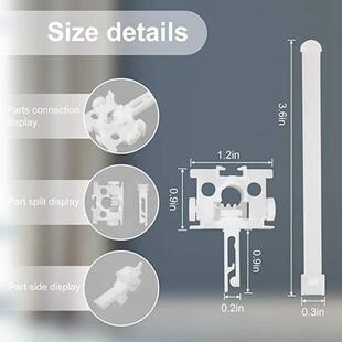 垂帘简易修复配件 新款 套装 走珠20个距离片20片 竖百叶 直销棒式