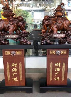 吉祥如意富贵吉祥 一对大象 树脂工艺品 落地大摆件 开业装饰礼品