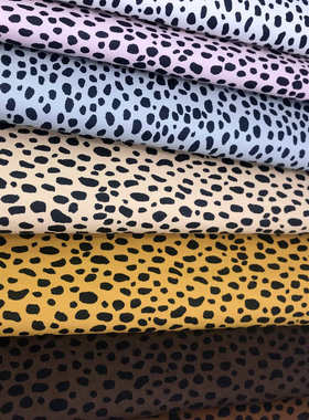 手袋箱包p592 新款pu皮带人造革小黑豹纹 材 用于.斑点 ..鞋