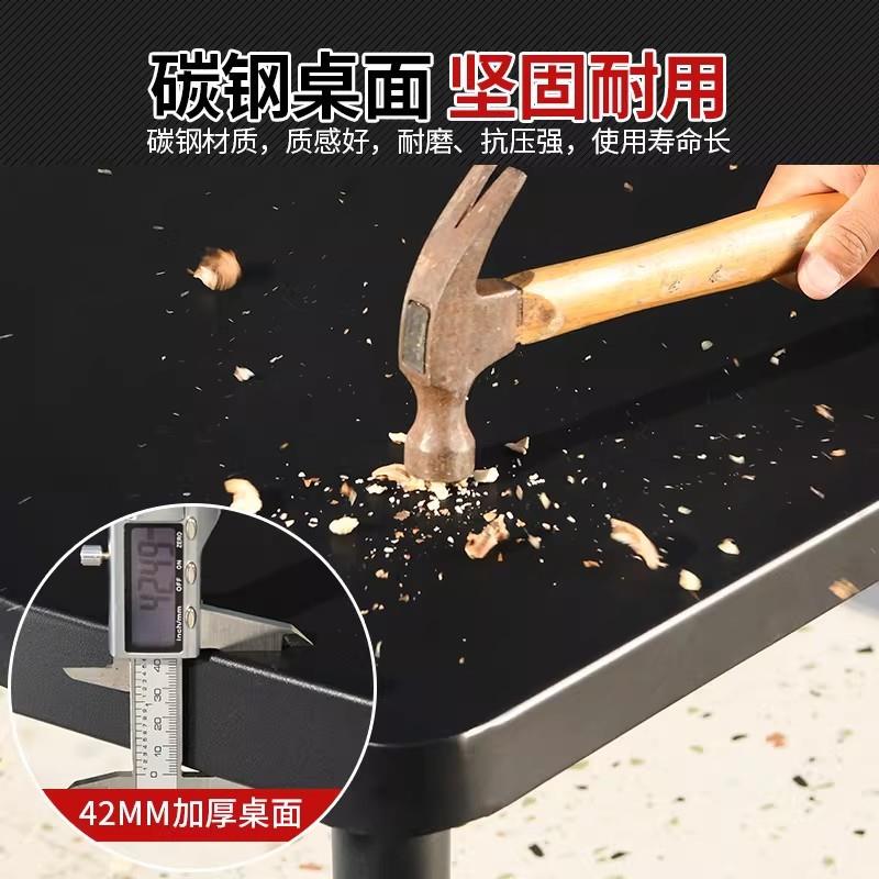 户外桌椅庭院露天防水防晒钛钢桌椅休闲外摆室外咖啡厅餐桌椅组合