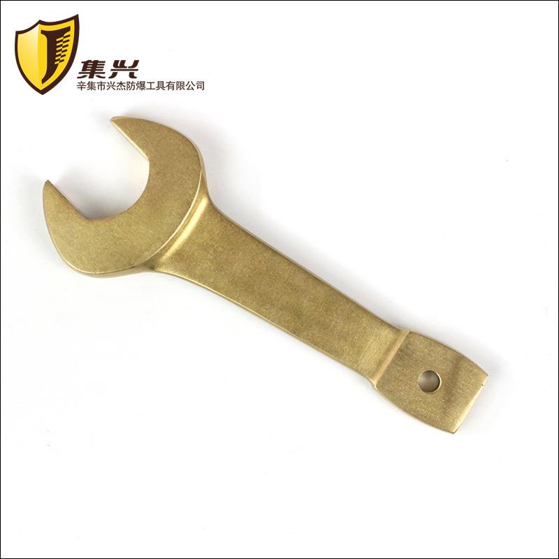 铜敲击呆扳手/铜制敲击开口扳手/叉口敲击扳手规格85mm--155mm