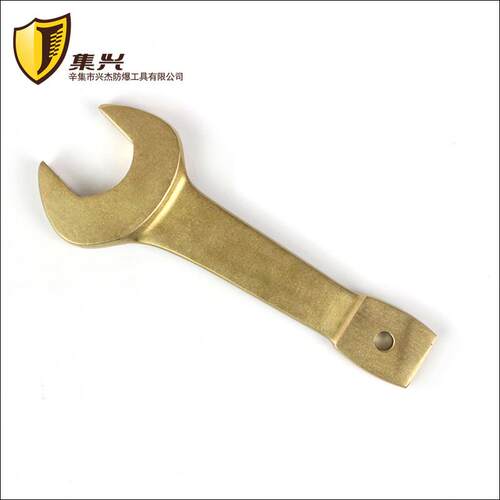 铜敲击呆扳手/铜制敲击开口扳手/叉口敲击扳手规格85mm--155mm