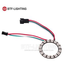 LED16位WS2812b内置5050RGB全彩驱动圆形开发板灯环5V原创设计款