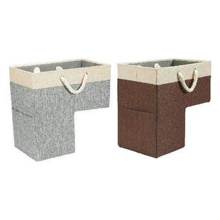 Stair Basket with Handles Collapsible Staircase Basket