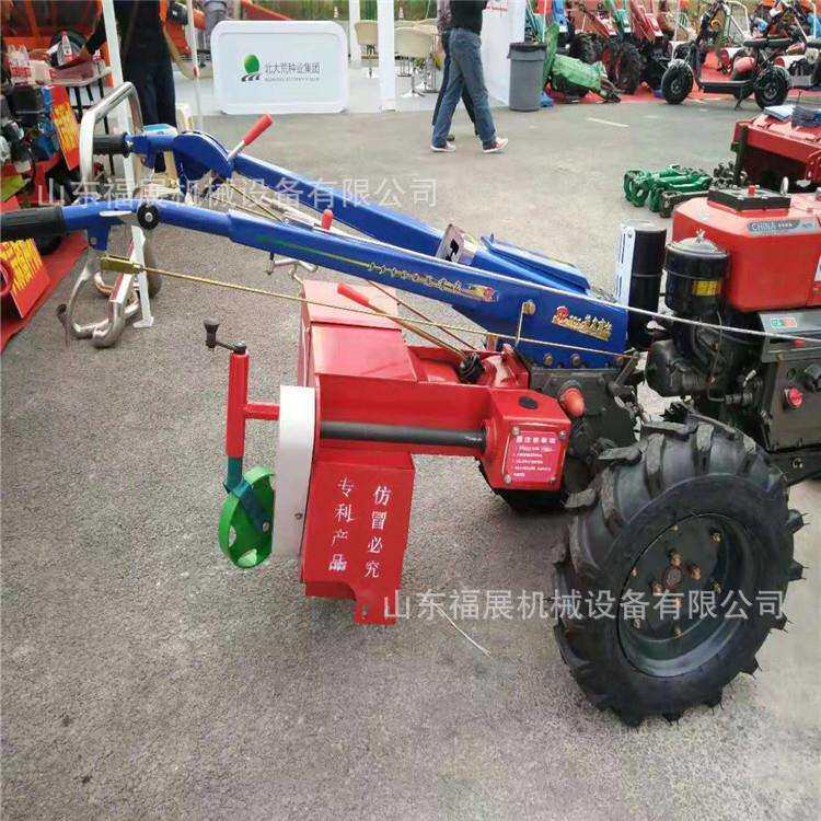 多功能葡萄埋藤机 家用小型手扶拖拉机 果园开沟施肥回填机