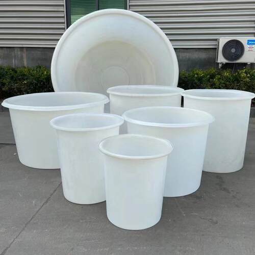 加厚牛筋带盖圆桶叉车桶塑料储水桶大号酿酒腌菜发酵养殖PE大胶桶