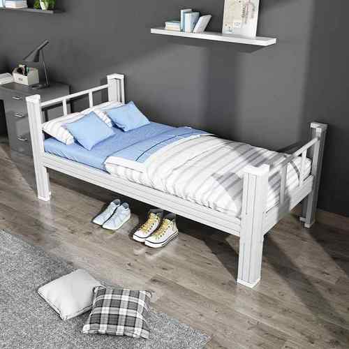 上房下HM-080高低床学生舍铁艺铺双层出宿租安置床员工寝室铁架床