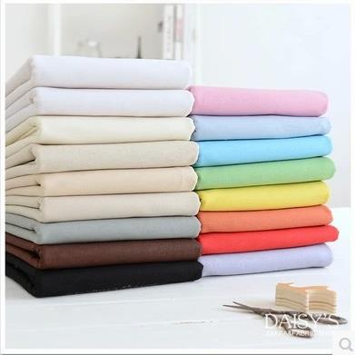 素色棉麻布料 服装家居面料 纯色麻布DIY布料 优质素麻 11支