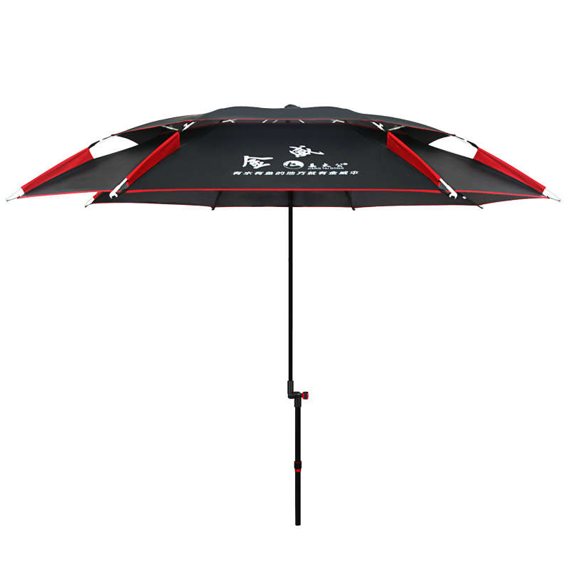 金威钓鱼伞2/2.2米万向防雨折叠防晒超轻双层垂钓遮太阳伞